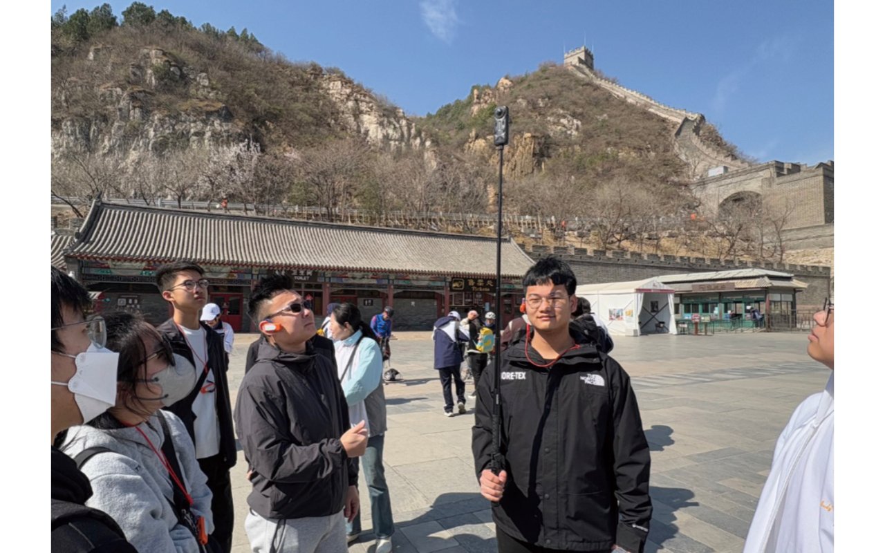 Students participating in the tour will shoot a 360-degree panoramic video