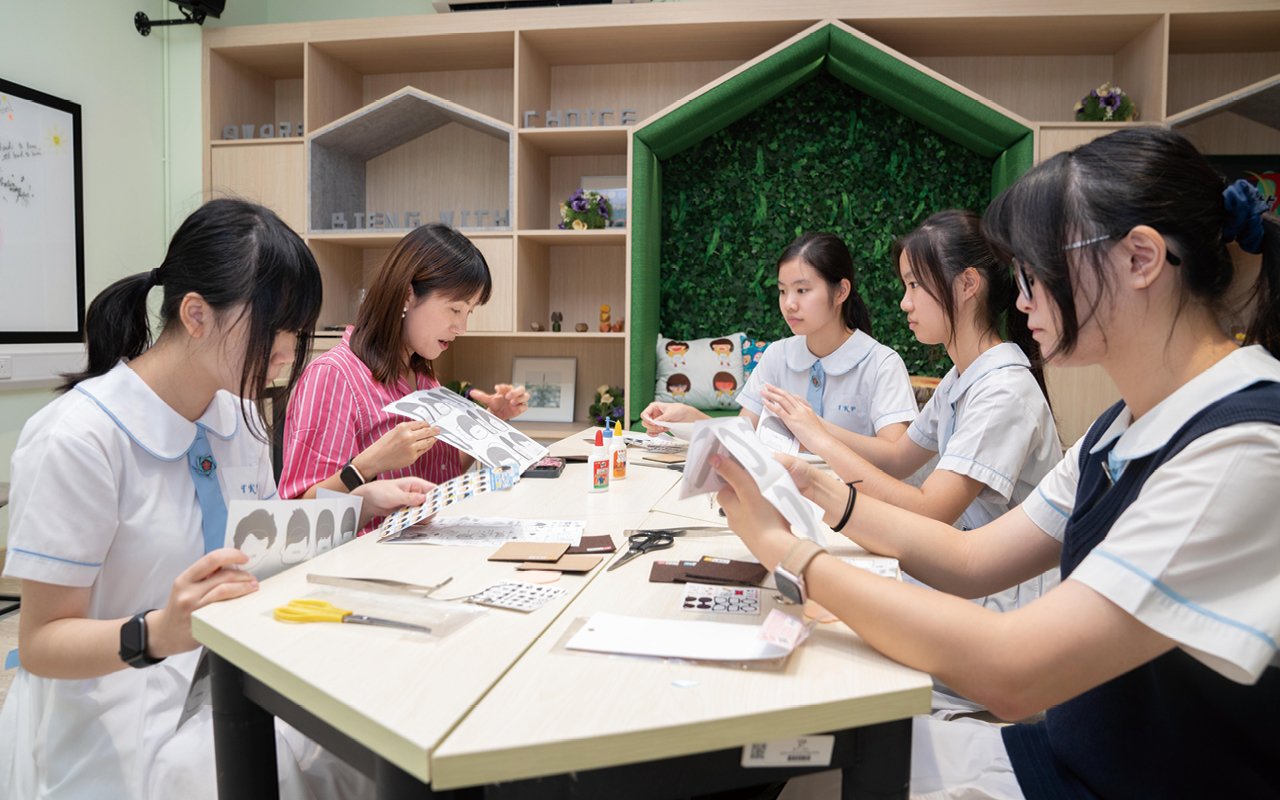 The school takes "gratitude" as its core and emphasizes thinking about the source