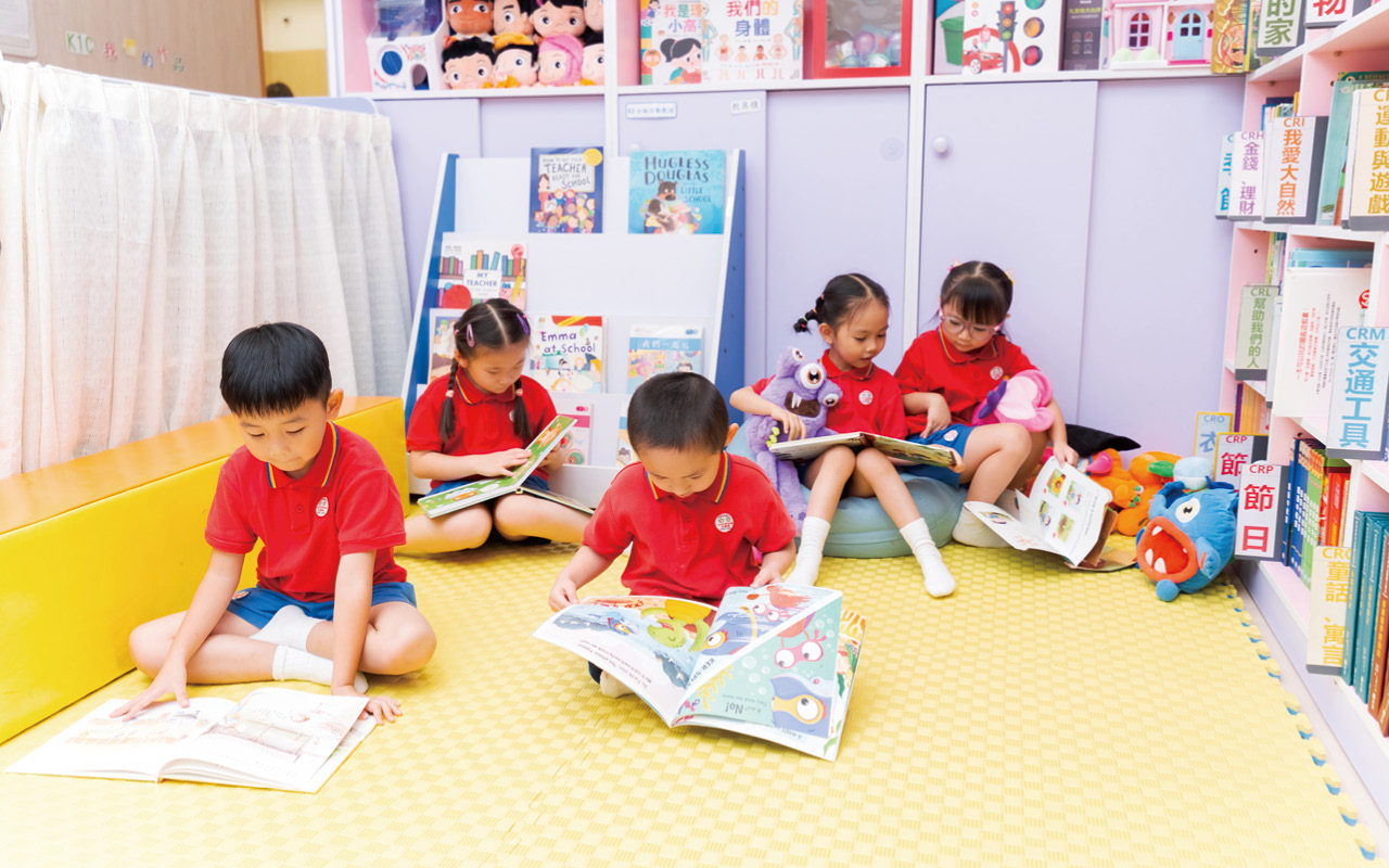 The school develops, designs and compiles original storybooks