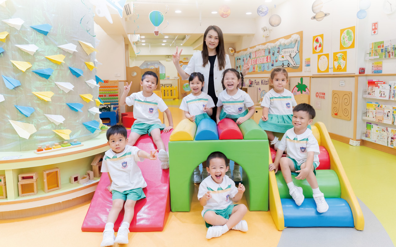 Kindergarten builds immersive language environment