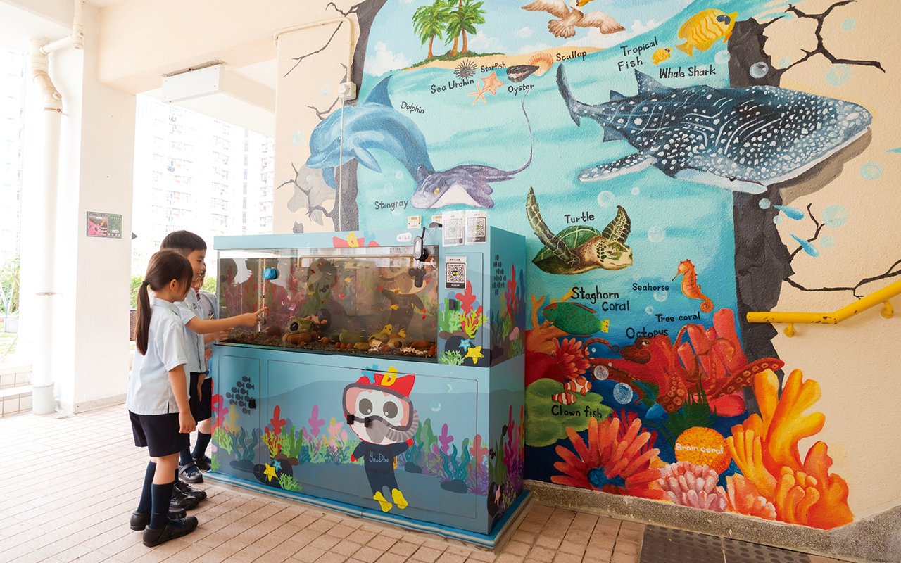 "Tropical fish tank" as a diverse learning scene