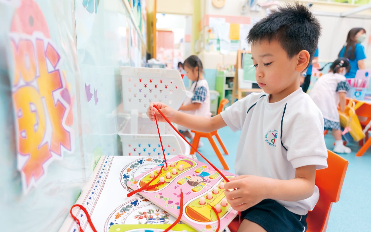 Children learn languages in a relaxed and enjoyable environment
