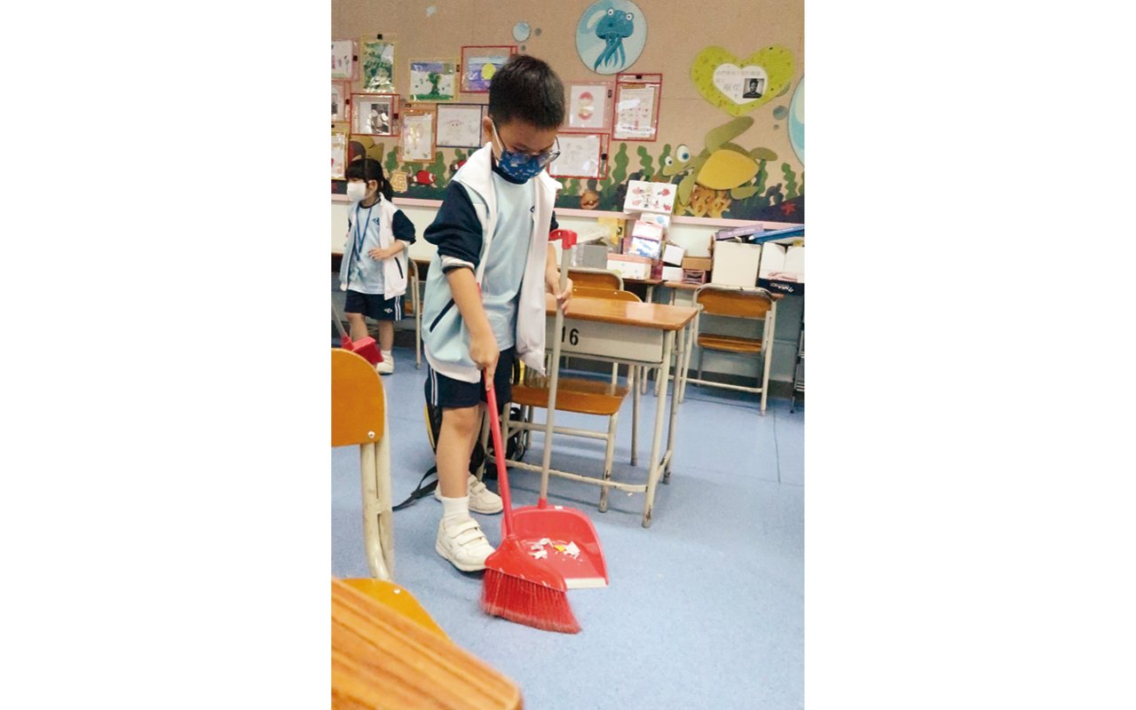 The school arranges "service learning" for students at each level