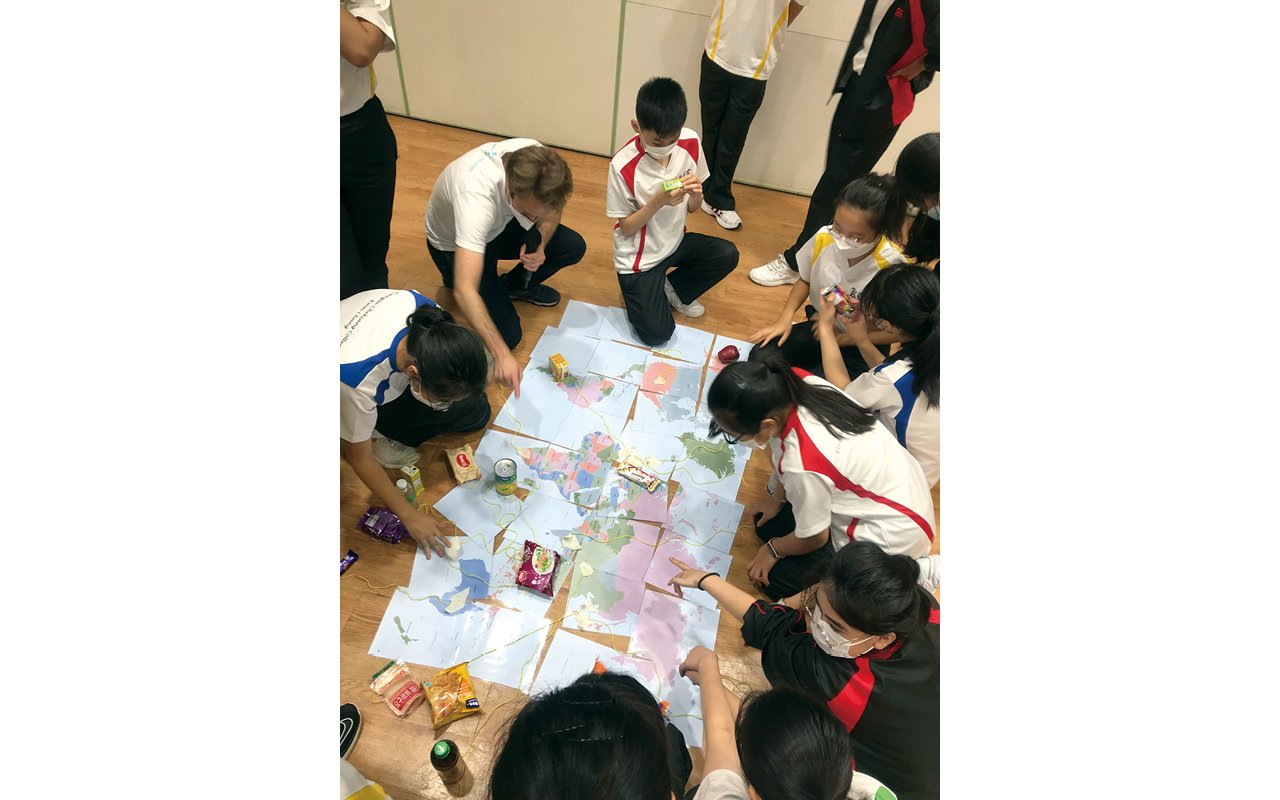 Provide an immersive English learning environment