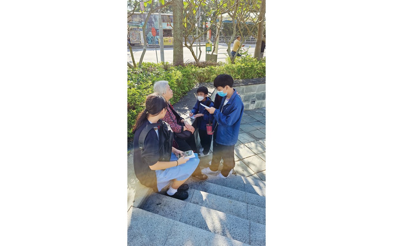 Interview different groups in the community