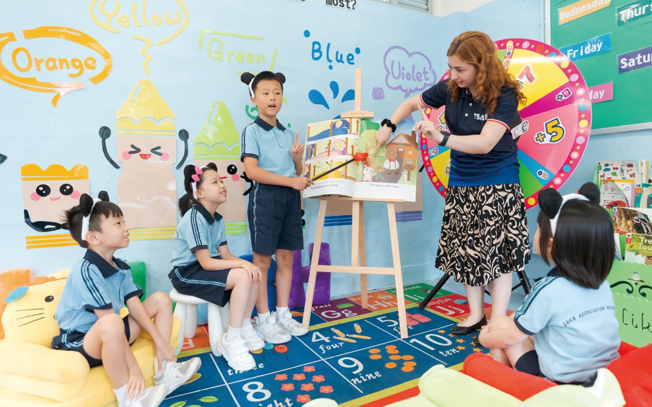 The school is committed to building an English campus