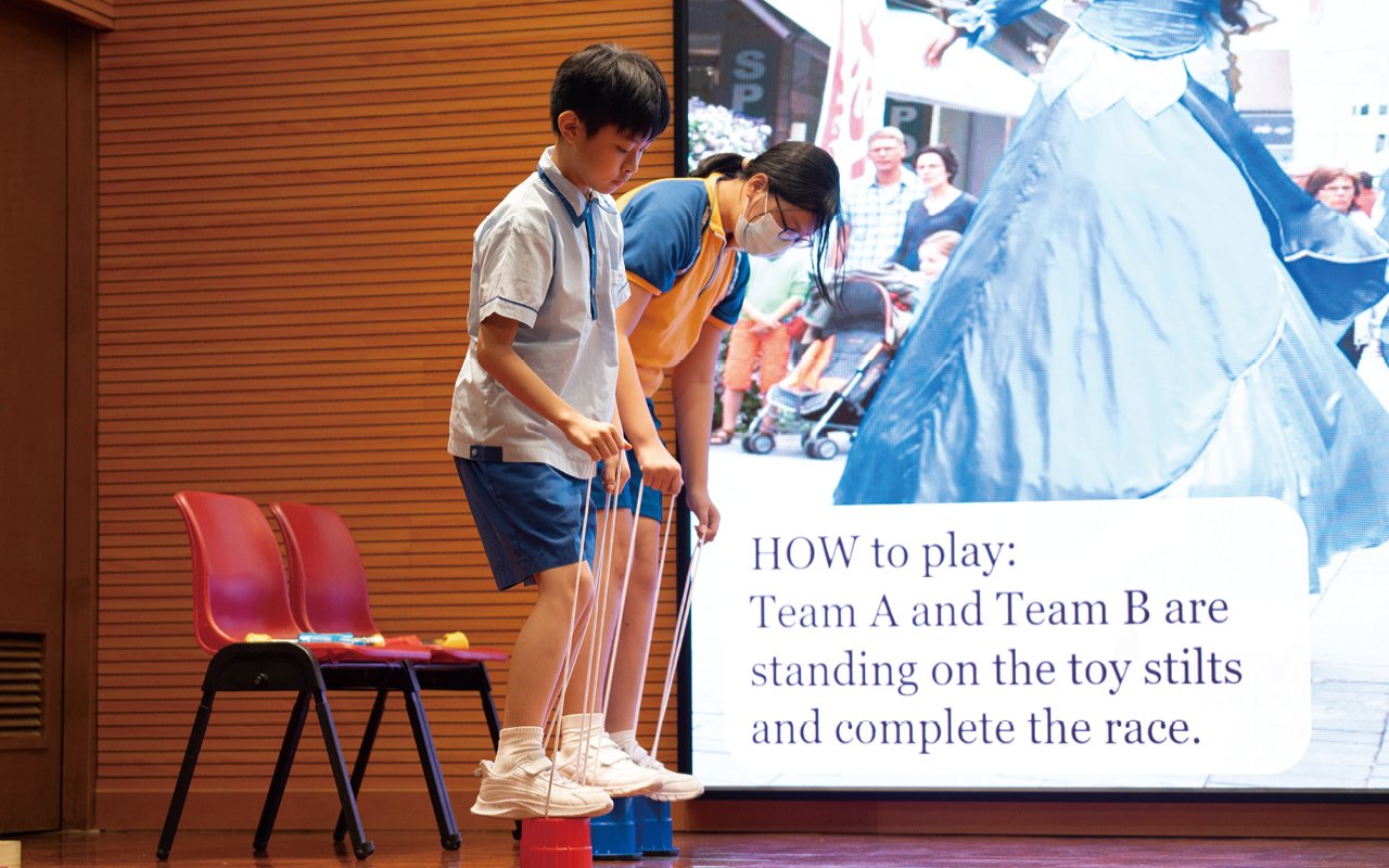 Students not only have fun studying and having fun, but they can also learn cultural knowledge from different places