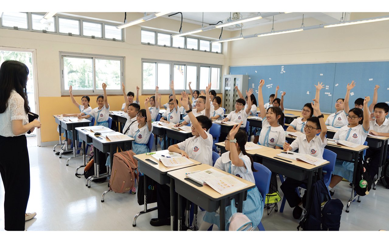 學校期望每一位學生都擁有自己的崗位和參與性,貫徹「人人有工做」的理念