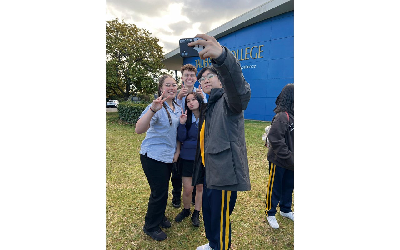 The school takes students to New Zealand to learn English