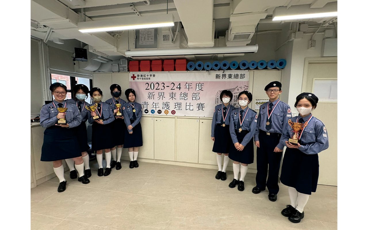 The school’s Red Cross Club won multiple championships in competitions