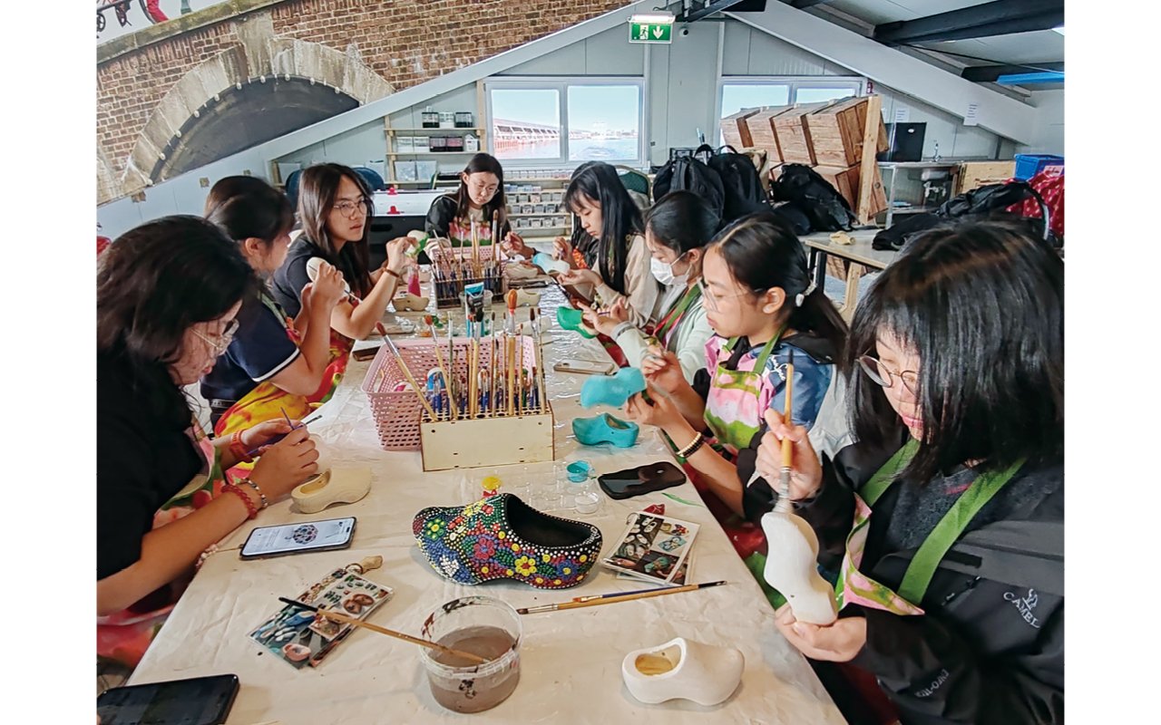 Create art within the academy