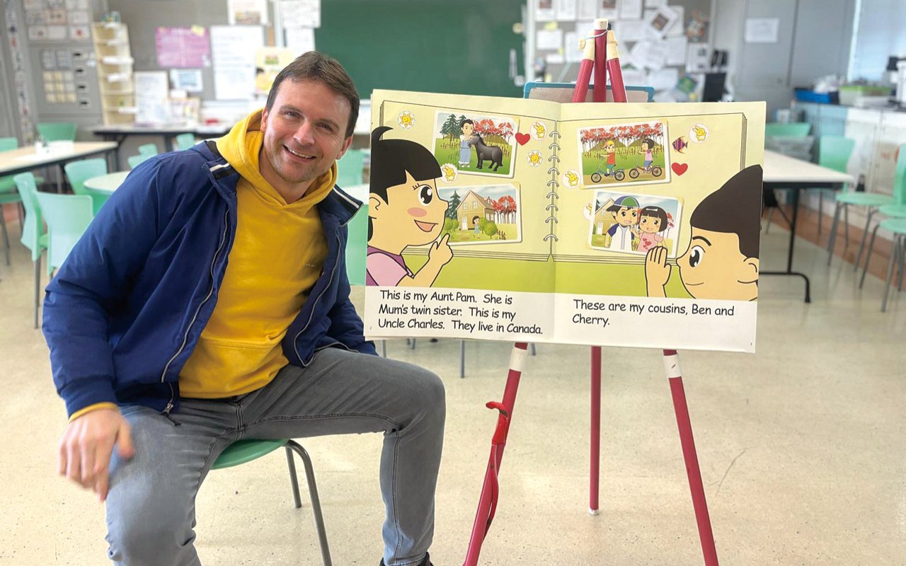 Foreign teachers create a strong English learning environment