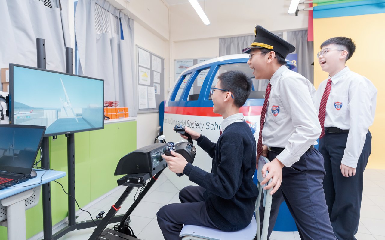 The school also introduced flight simulators