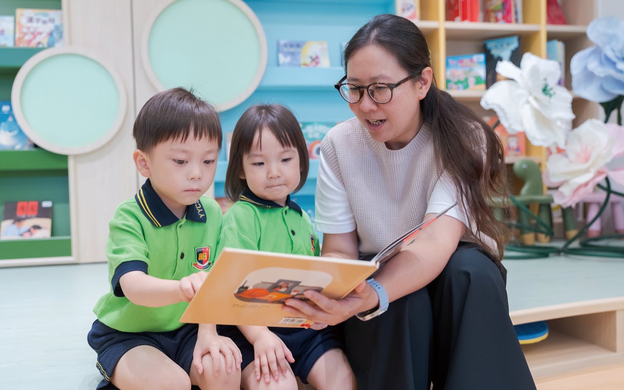 The school actively promotes biliteracy and trilingual education
