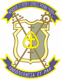 香港仔聖伯多祿天主教小學 logo