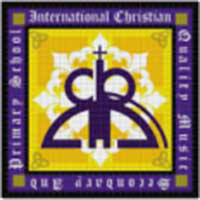 國際基督教優質音樂中學暨小學 logo