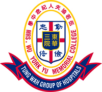 東華三院伍若瑜夫人紀念中學 logo
