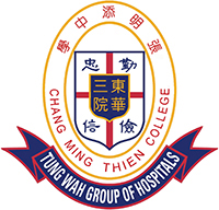 東華三院張明添中學 logo