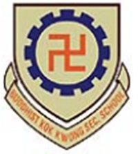 佛教覺光法師中學 logo