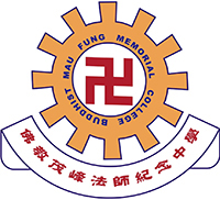 佛教茂峰法師紀念中學 logo
