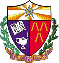 喇沙書院 logo